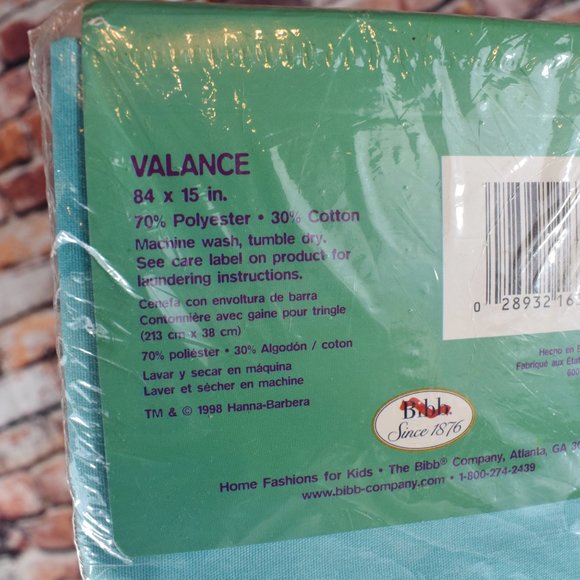 Scooby Doo Window Valance 84" x 15 USA Hanna-Barbe - Picture 9 of 11
